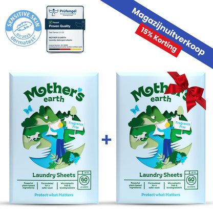 Milieuvriendelijke Wasstrips Mother's Earth