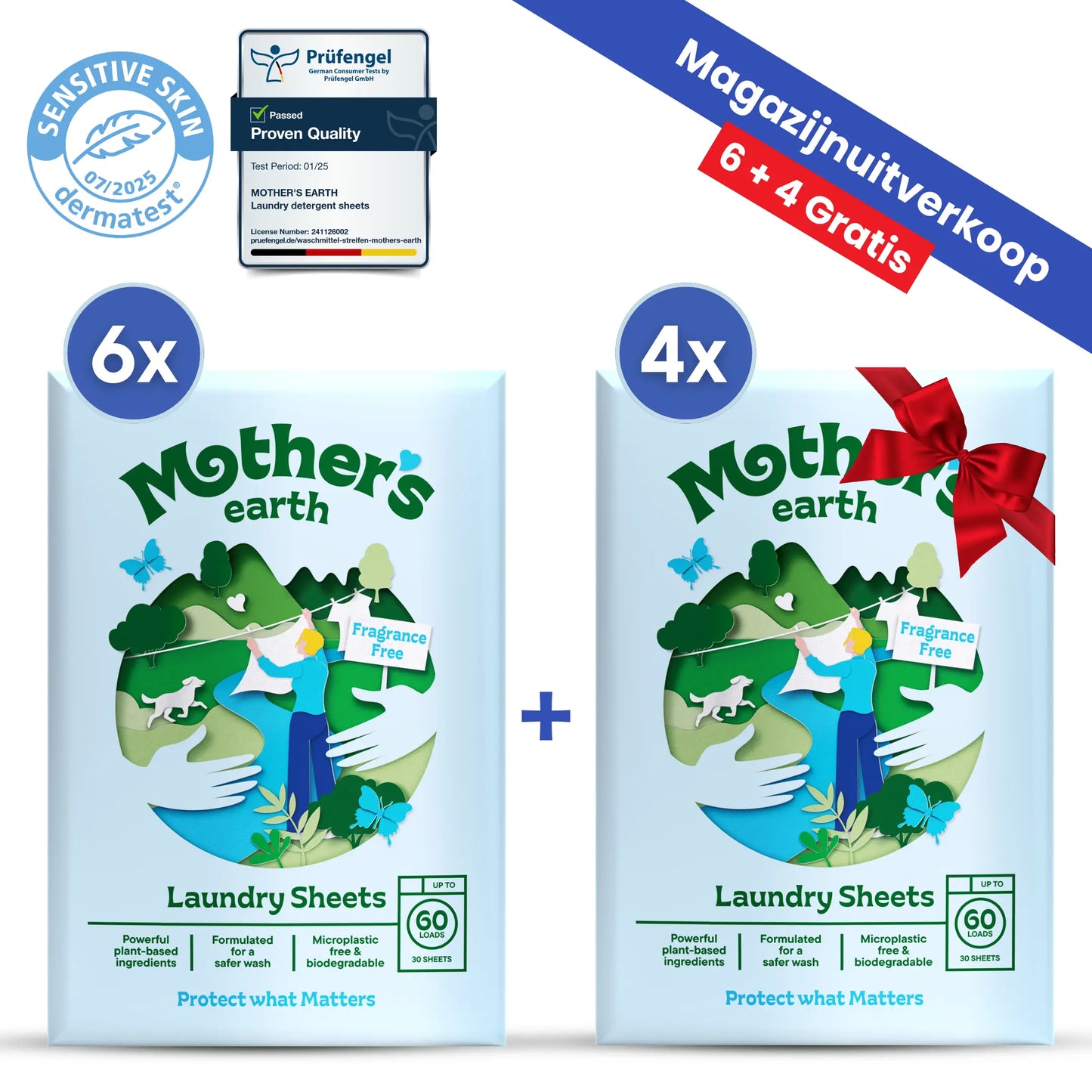 Milieuvriendelijke Wasstrips Mother's Earth