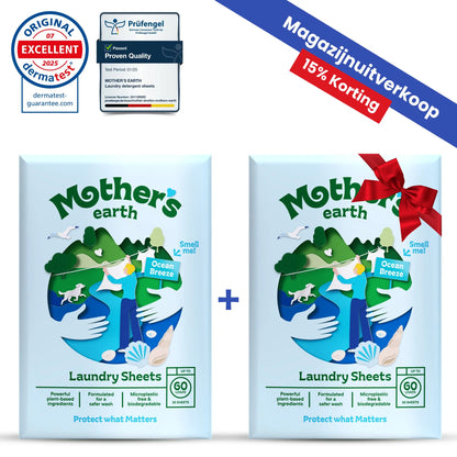 Milieuvriendelijke Wasstrips Mother's Earth