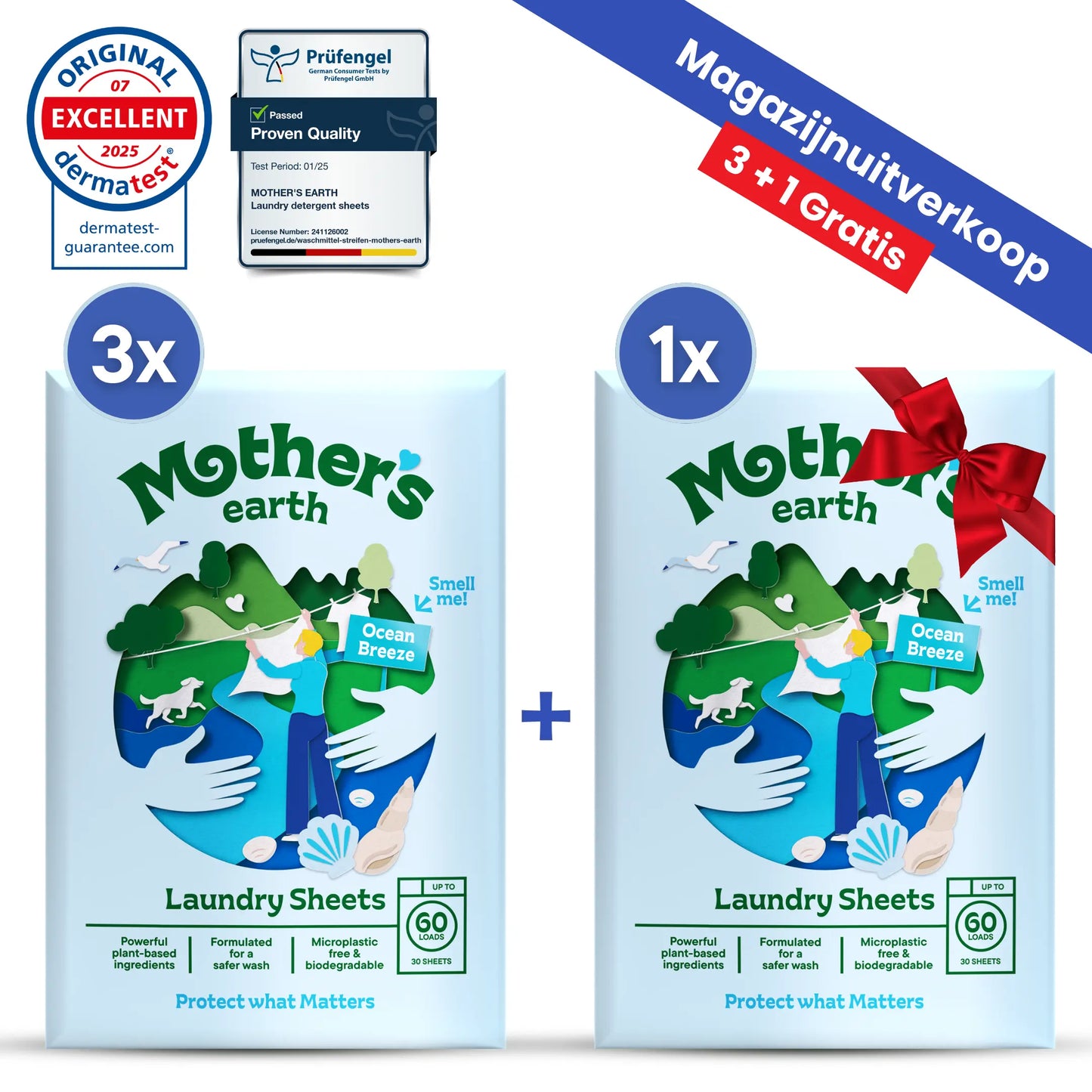 Milieuvriendelijke Wasstrips Mother's Earth