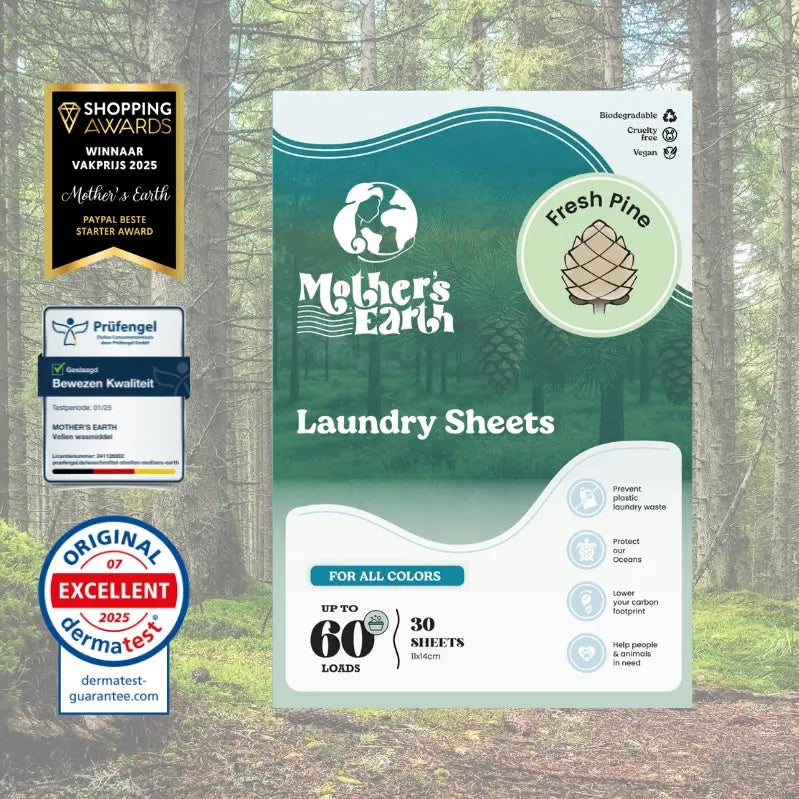 Milieuvriendelijke Wasstrips (TEST) Mother's Earth